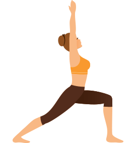 Warrior 1 Yoga Pose